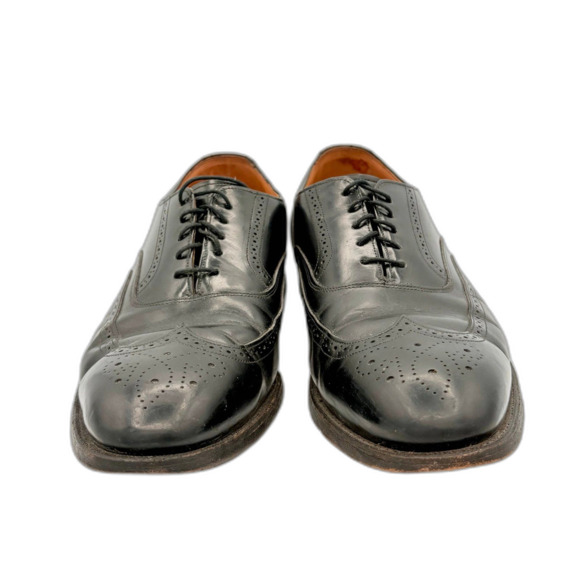 Johnston & Murphy Optima Oxford Black Leather Wingtip Brogue Men’s 11.5 B main image 5